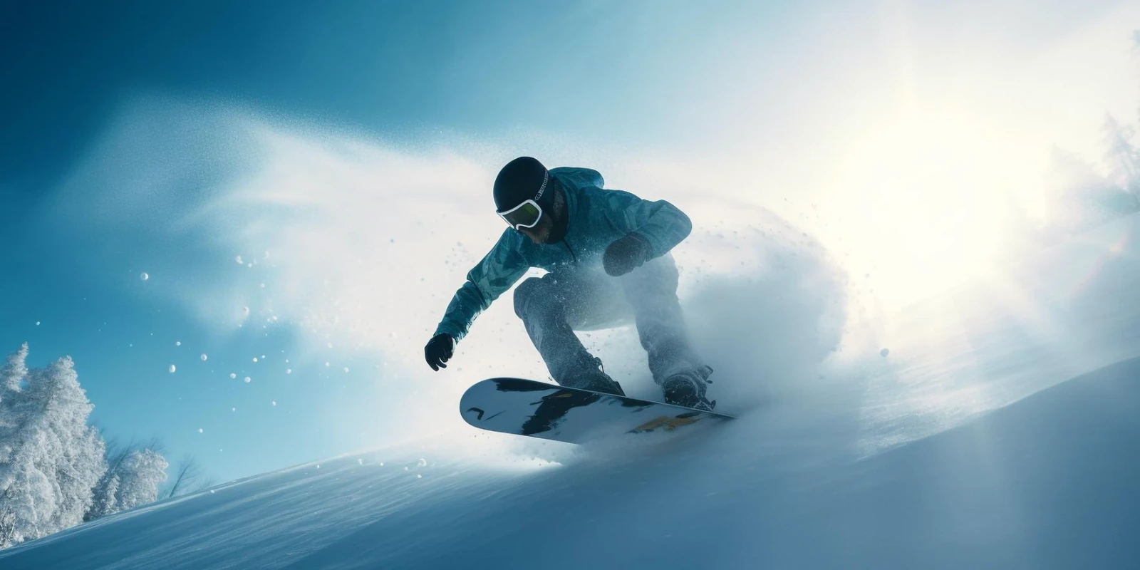 Ночное катание на сноуборде